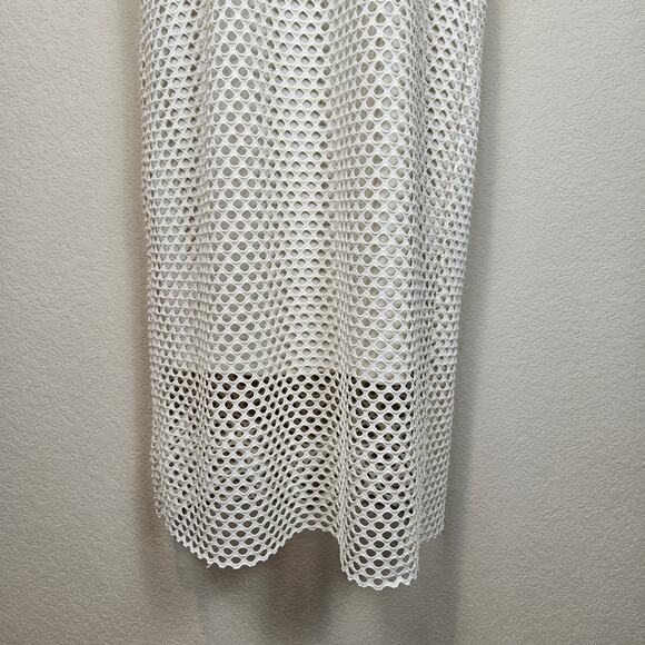 Art Dept Cage Dress Designer Minimalist Luxe Modern Maxi Crochet Celeb Womens M - Picture 6 of 13